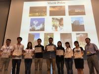 All the Merit Prize winners and Prof. Huang Yu (1st from right)